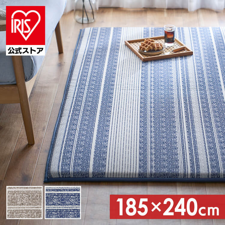 ラ・クッションラグ ボーダー ACRBO-1824 ブラウン