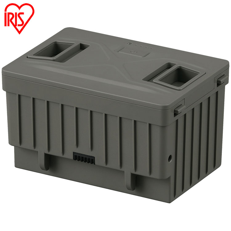 ［マイル5倍！12/7迄］アイリスオーヤマ ポータブル冷蔵庫リチウムバッテリー RBL111156 グレー