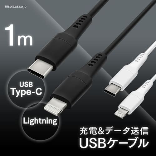 ［マイル5倍！12/7迄］[メール便][2個セット]USB-C to USBケーブル 1m ICCL-A10-W ホワイト