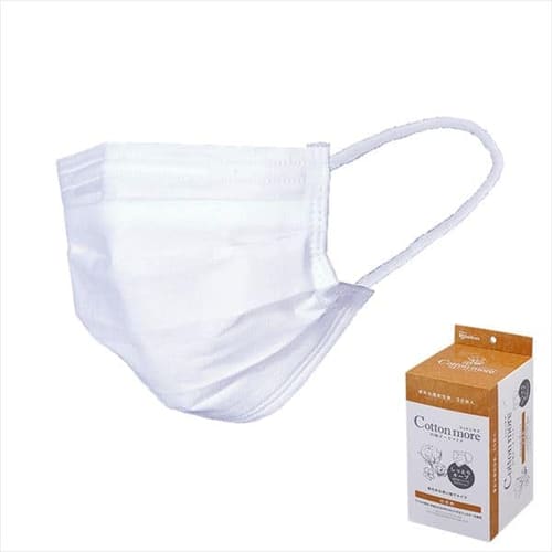 ［マイル5倍！12/7迄］[90枚入]Cotton more 内側ガーゼマスク 小さめサイズ 30枚×3箱セット PK-G30S