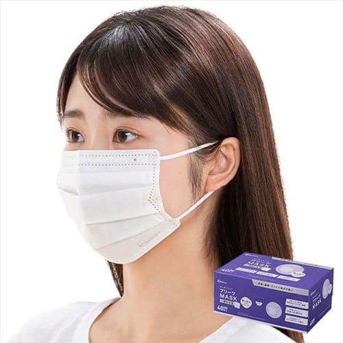 ［マイル5倍！12/7迄］[120枚]プリーツ マスク ゆったり大きめサイズ 40枚入×3