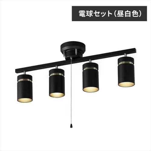 ［マイル5倍！12/7迄］[電球セット]4灯シーリングライト CE4LA-22SS-MB マットブラック