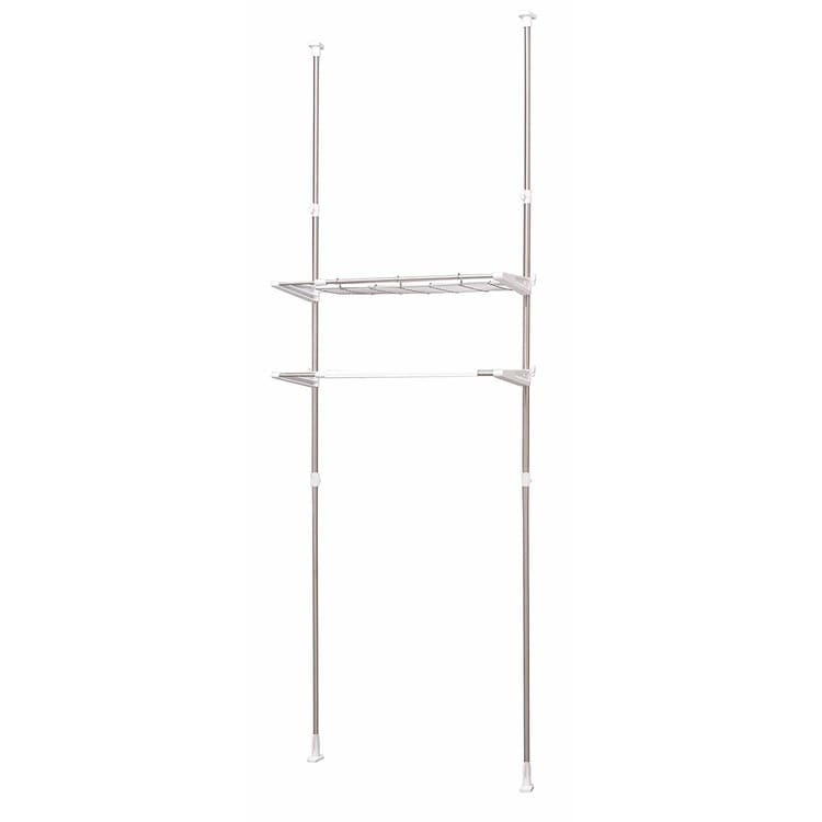 ［マイル5倍！12/7迄］突っ張りステンレスランドリーラック LRT-27S