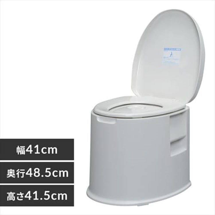 ［マイル5倍！12/7迄］ポータブルトイレ　TP-420V　ホワイト