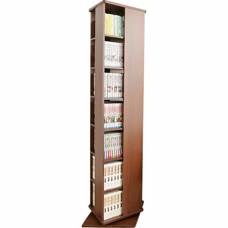 ［マイル5倍！12/7迄］回転コミックラック CR-1500 ホワイト