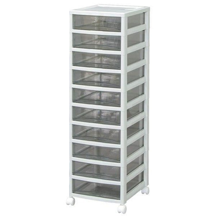 ［マイル5倍！12/7迄］オフィスチェスト 中10段OCE-1000R ライトグレー