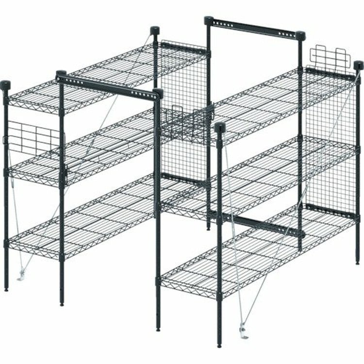 ［マイル5倍！12/7迄］職人の車載ラック WSR-1412A ブラック