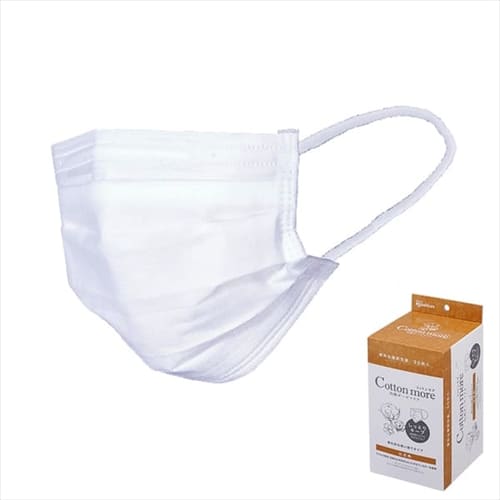 ［マイル5倍！12/7迄］[30枚入]Cotton more 内側ガーゼマスク 小さめサイズ PK-G30S