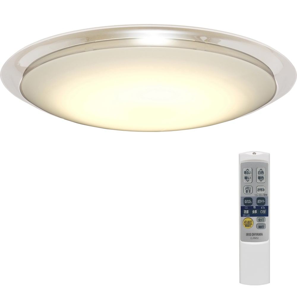 ［マイル5倍！12/7迄］LEDシーリングライト 6.1 音声操作 クリアフレーム 12畳 調色 CL12DL-6.1CFUV