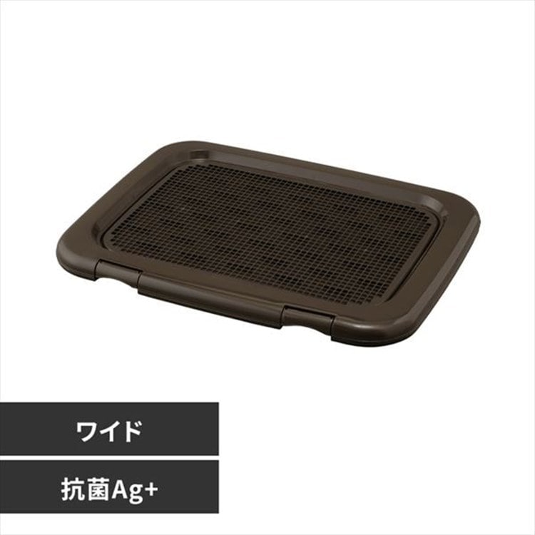 ［マイル5倍！12/7迄］フチもれしにくいトレーニングペットトレー FTT-635 チャコールグレー