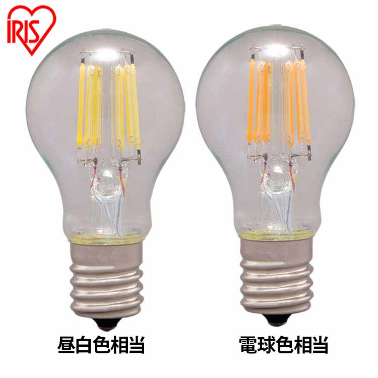 LEDフィラメント電球 ミニクリプトン球 E17 40W相当 440lm 昼白色相当 LDA4N-G-E17-FC