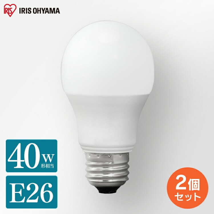 [2個セット]LED電球 E26 広配光 40形相当 LDA4L-G-4T62P 電球色