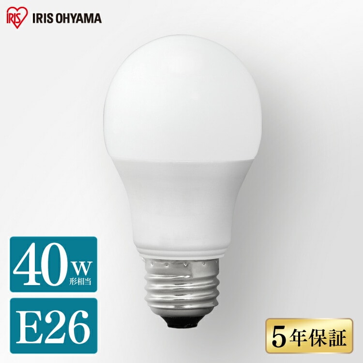 ［マイル5倍！12/7迄］LED電球 E26 広配光 40形相当 LDA4D-G-4T6 昼光色