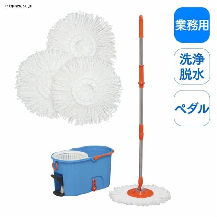 ［マイル5倍！12/7迄］回転モップセット 大型タイプ KMO-540S