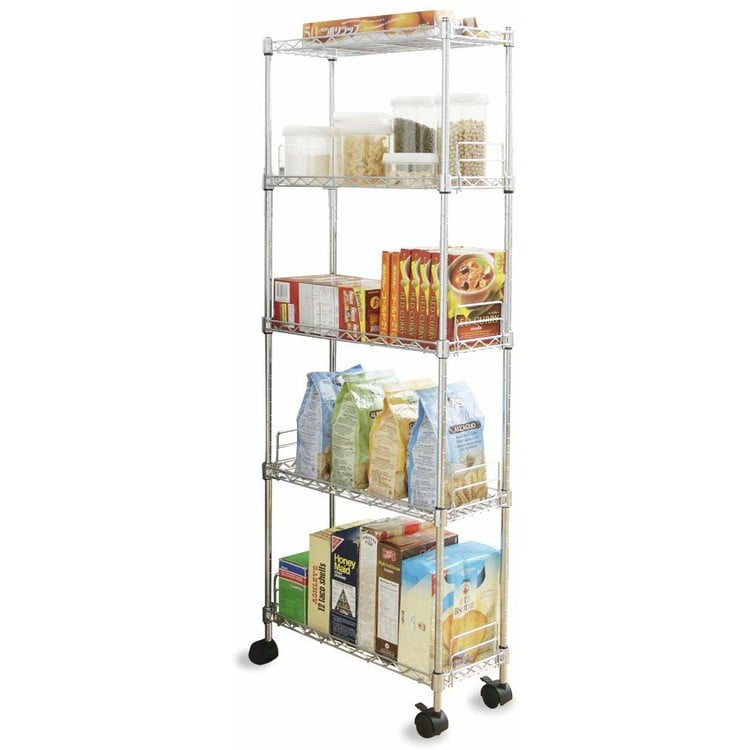 [幅20cmタイプ]メタルスリム MK-2012N（棚板5枚)