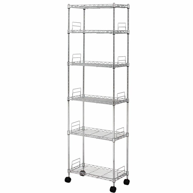 [幅25cmタイプ]メタルスリム MK-2514N（棚板6枚）