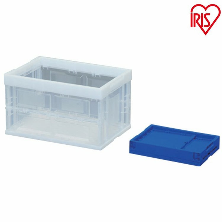 ［マイル5倍！12/7迄］ハード折りたたみコンテナ HDOC-50L クリア