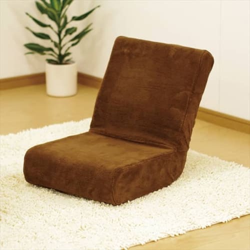 ［マイル5倍！12/7迄］フロアチェア ZC-9 ブラウン