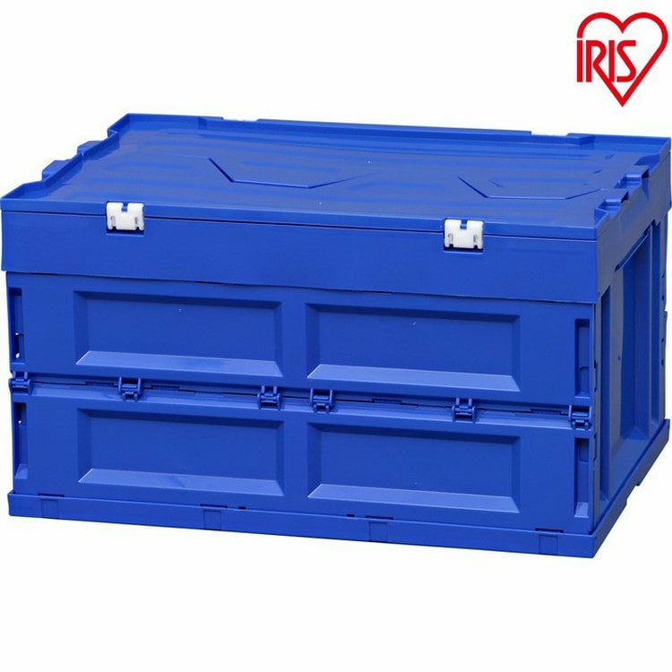 ［マイル5倍！12/7迄］フタ付ハードおりたたみコンテナ HDOH-40L クリア