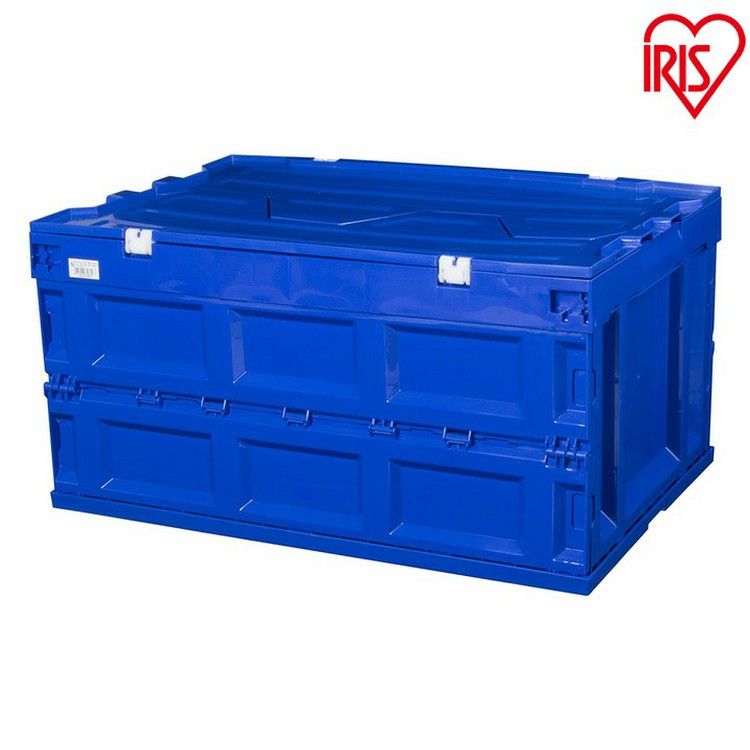 ［マイル5倍！12/7迄］ハード折りたたみコンテナフタ 一体型 HDOH-75L クリア