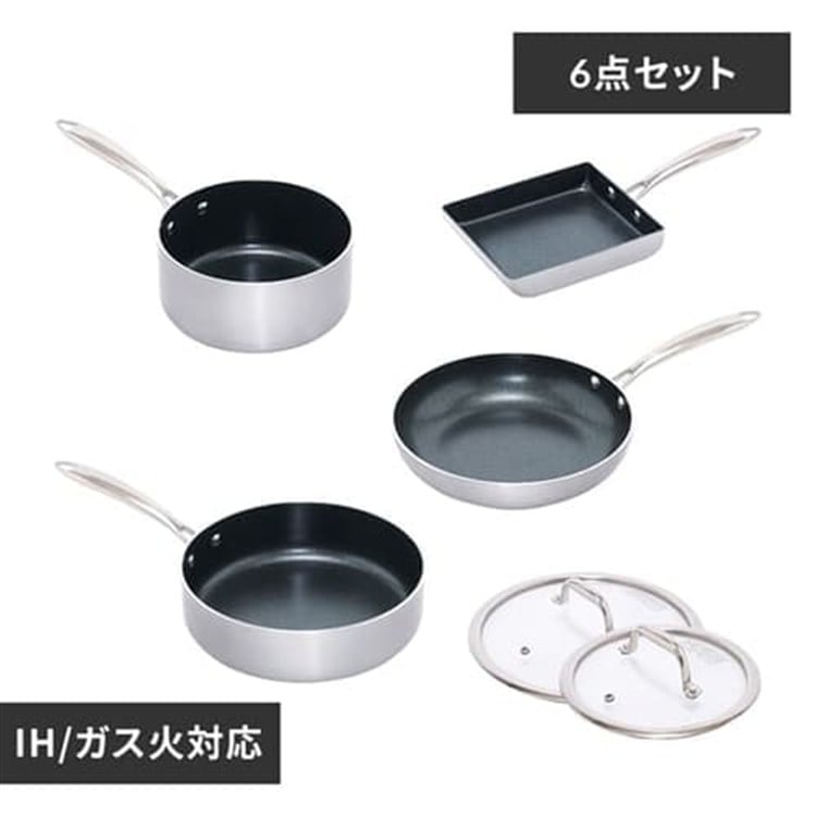 ［マイル5倍！12/7迄］ダイヤモンドグレイス 6点セット シルバー DG-SE6