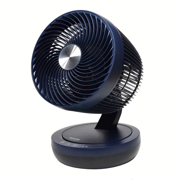 ［マイル5倍！12/7迄］卓上扇風機 DC USB充電 SAK-150DCU ネイビー