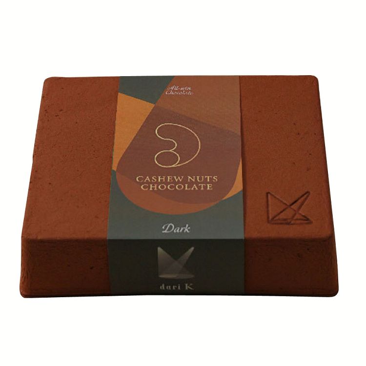 ［マイル5倍！12/7迄］カシューチョコ（箱入り） Dari K darik ダリケー カシューナッツ ナッツ Bean to bar コーティング ダークチョコレート 京都 インドネシア