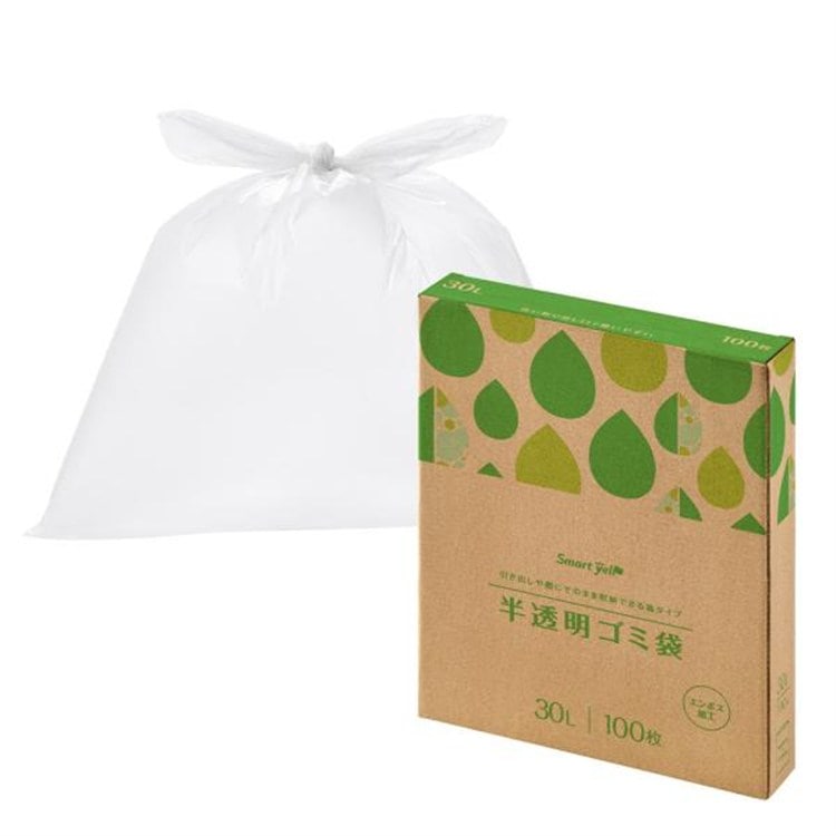 ゴミ袋 100枚 半透明 30L HDPE 半透明ごみ袋30L 100枚 0.012mm ゴミ袋 ごみ袋 半透明 30L HDPE 100枚 DONGSHENG DONGSHENG 半透明ごみ袋30L 100枚 0.012mm