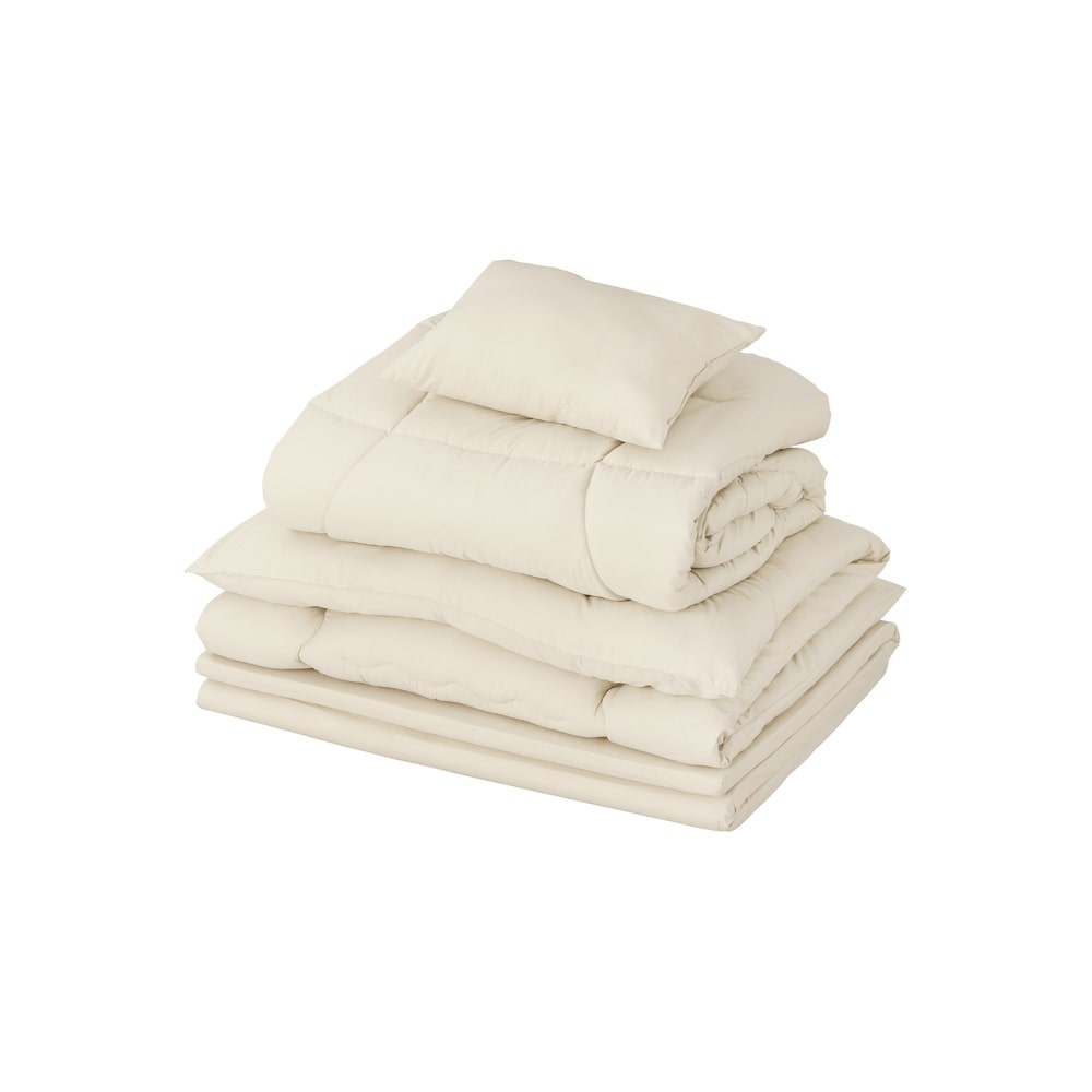 マットレス付き布団５点セット KFS-M5RS グレージュ