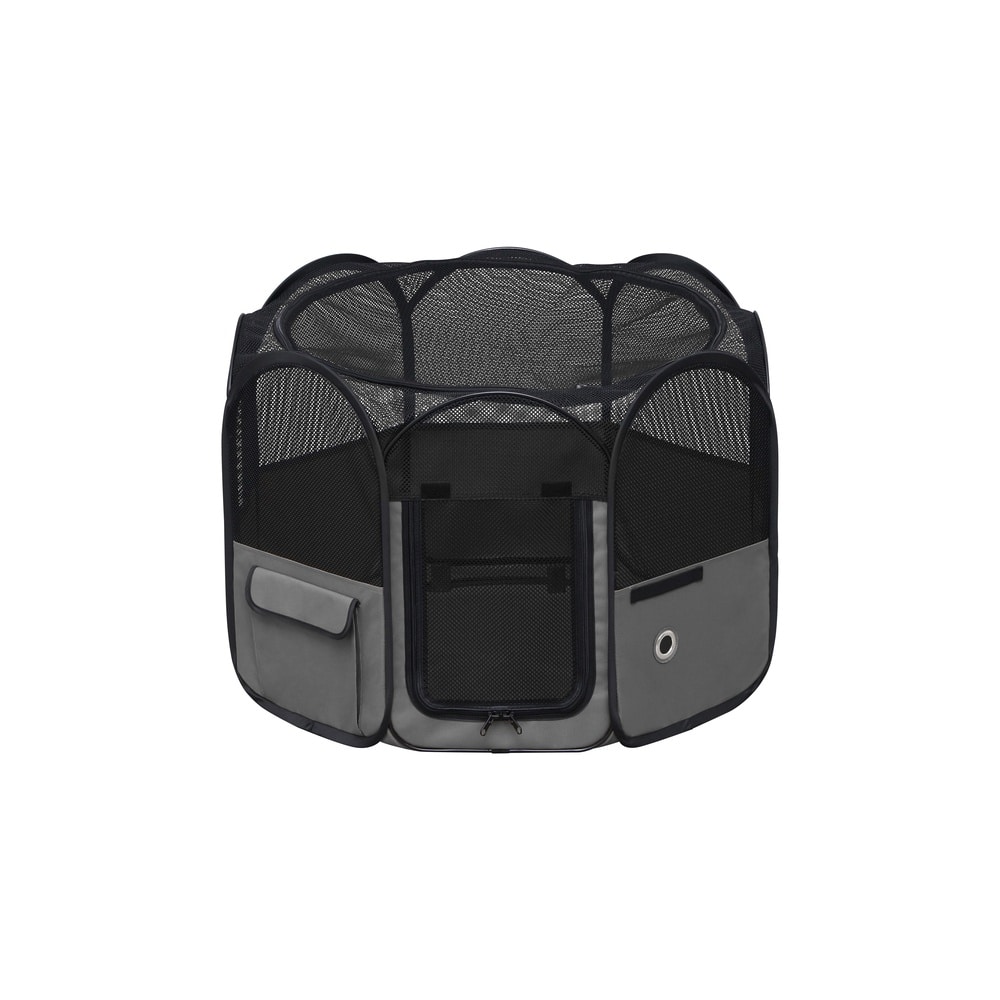 ［マイル5倍！12/7迄］折りたたみファブリックサークル Sサイズ POTS-800B グレー