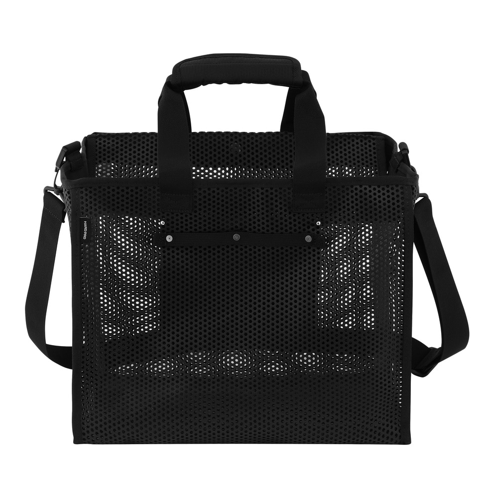 ［マイル5倍！12/7迄］メッシュツールバッグ ボックスタイプ TLB-B38 ブラック