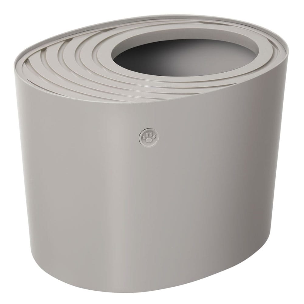 ［マイル5倍！12/7迄］上から猫トイレ PUNT-530 ライトグレー