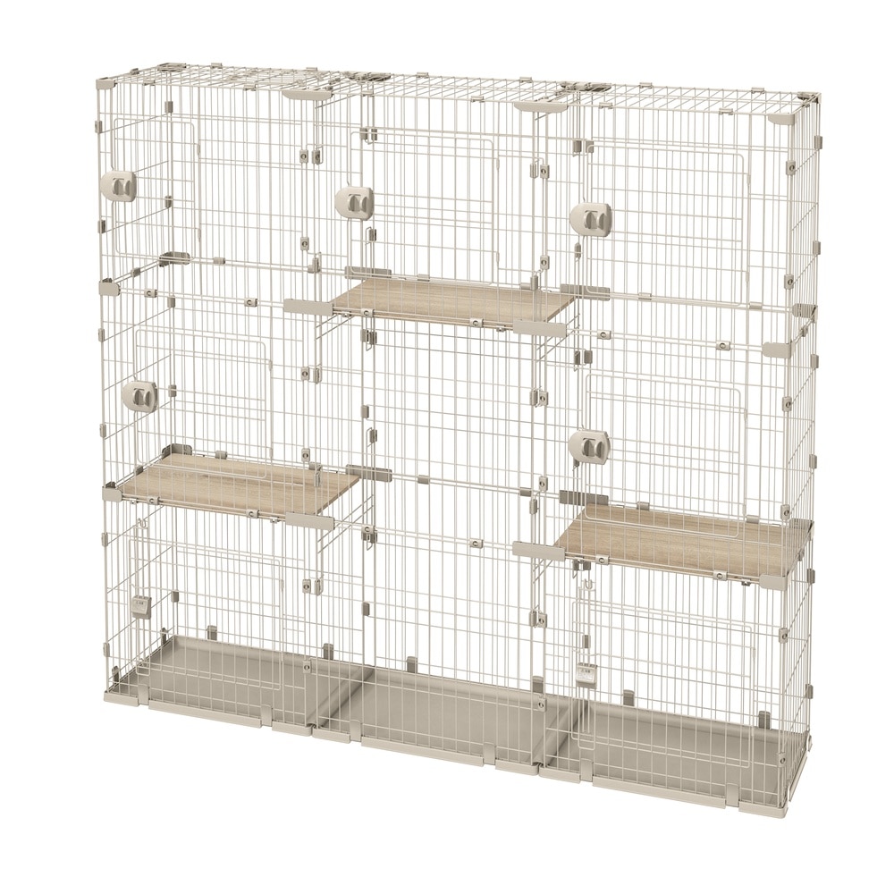 広々スリムキャットケージ HSCCｰ643 ライトベージュ