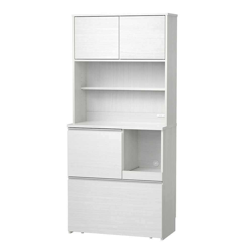 キッチンキャビネット KCB-790R オフホワイト