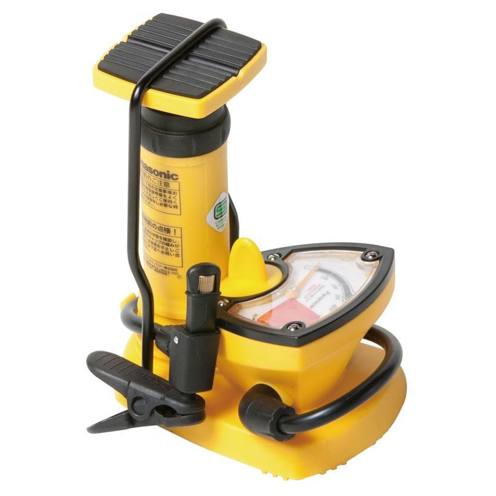 パナレーサー フットポンプ ゲージ付 FTP-BKG-S SG 111061 イエロー