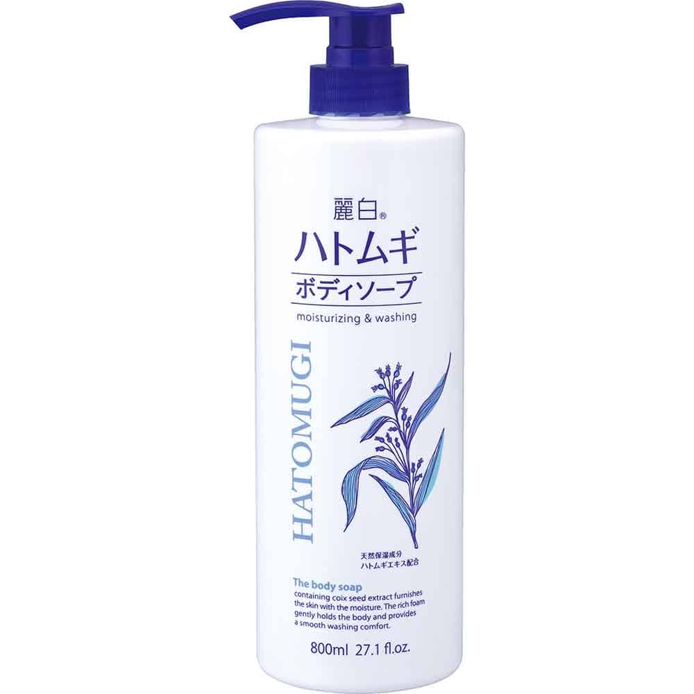 麗白 ハトムギ ボディソープ 本体 800ml