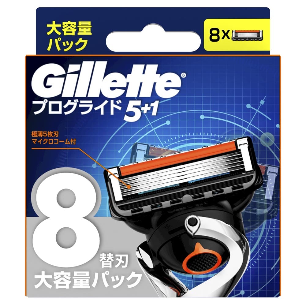 Gillette プログライドマニュアル替刃8B