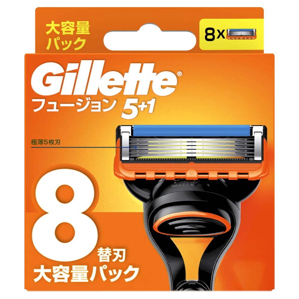 Gillette フュージョンマニュアル替刃8B