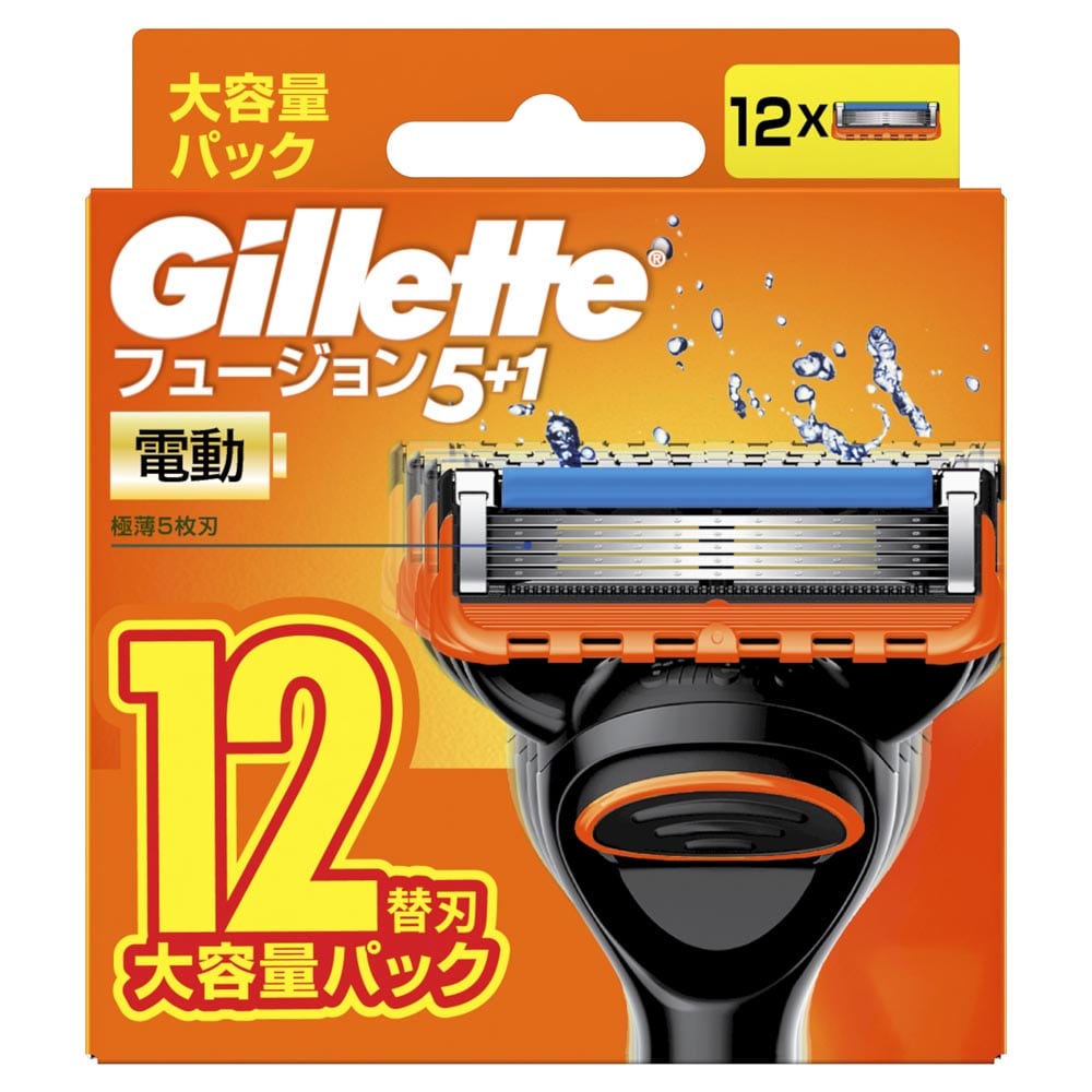 Gillette フュージョンパワー替刃12B
