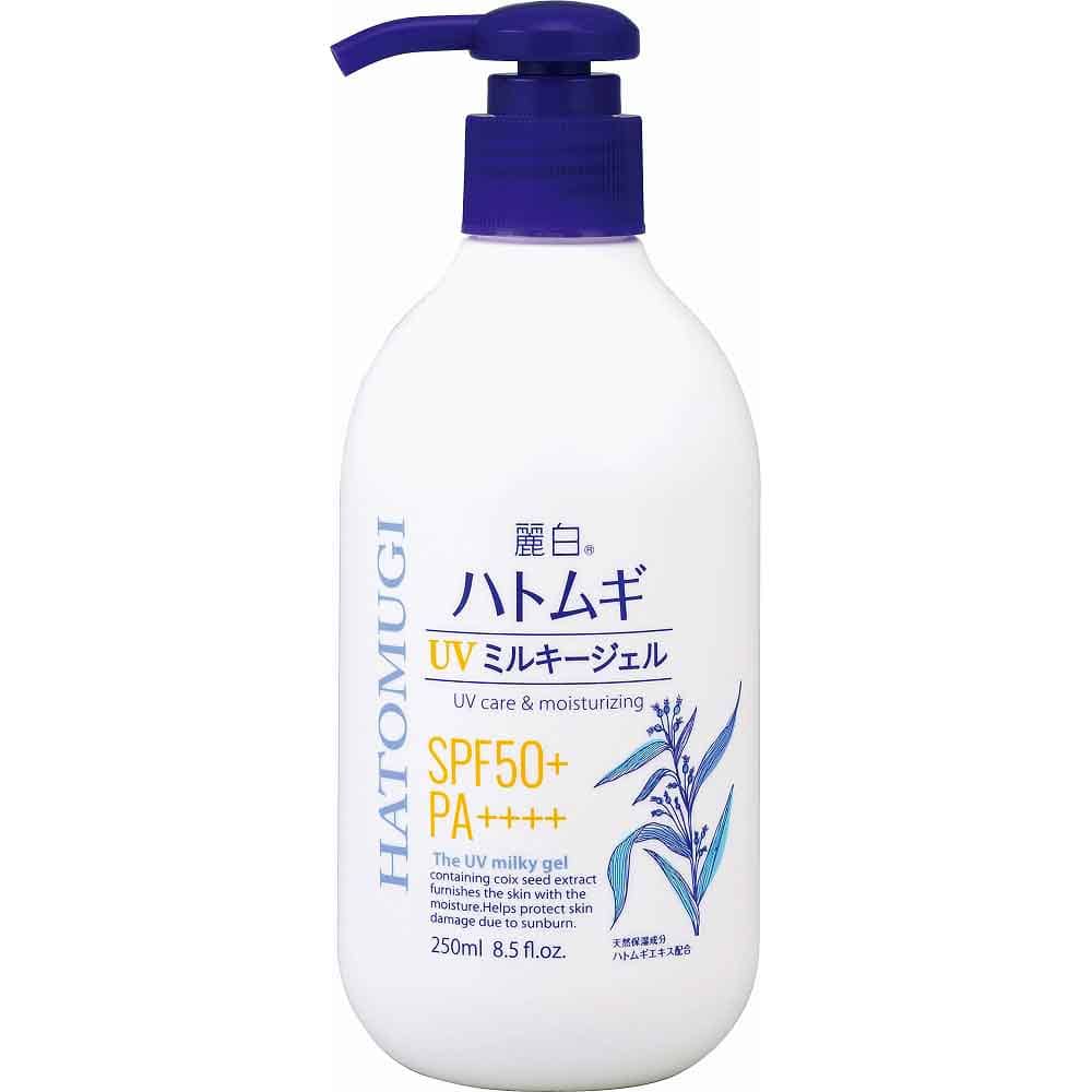 麗白 ハトムギ ＵＶミルキージェル SPF50＋ PA＋＋＋＋ ポンプタイプ 250ml