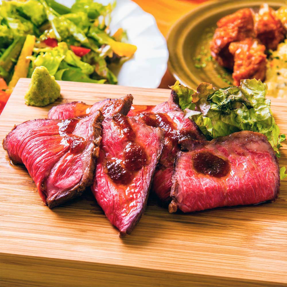 ［5倍マイル！本日2/27迄］【冷凍】さつま屋産業 厳選『宮崎牛』ローストビーフ 【時間指定不可】【代引不可】【同梱不可】【プラザセレクト】