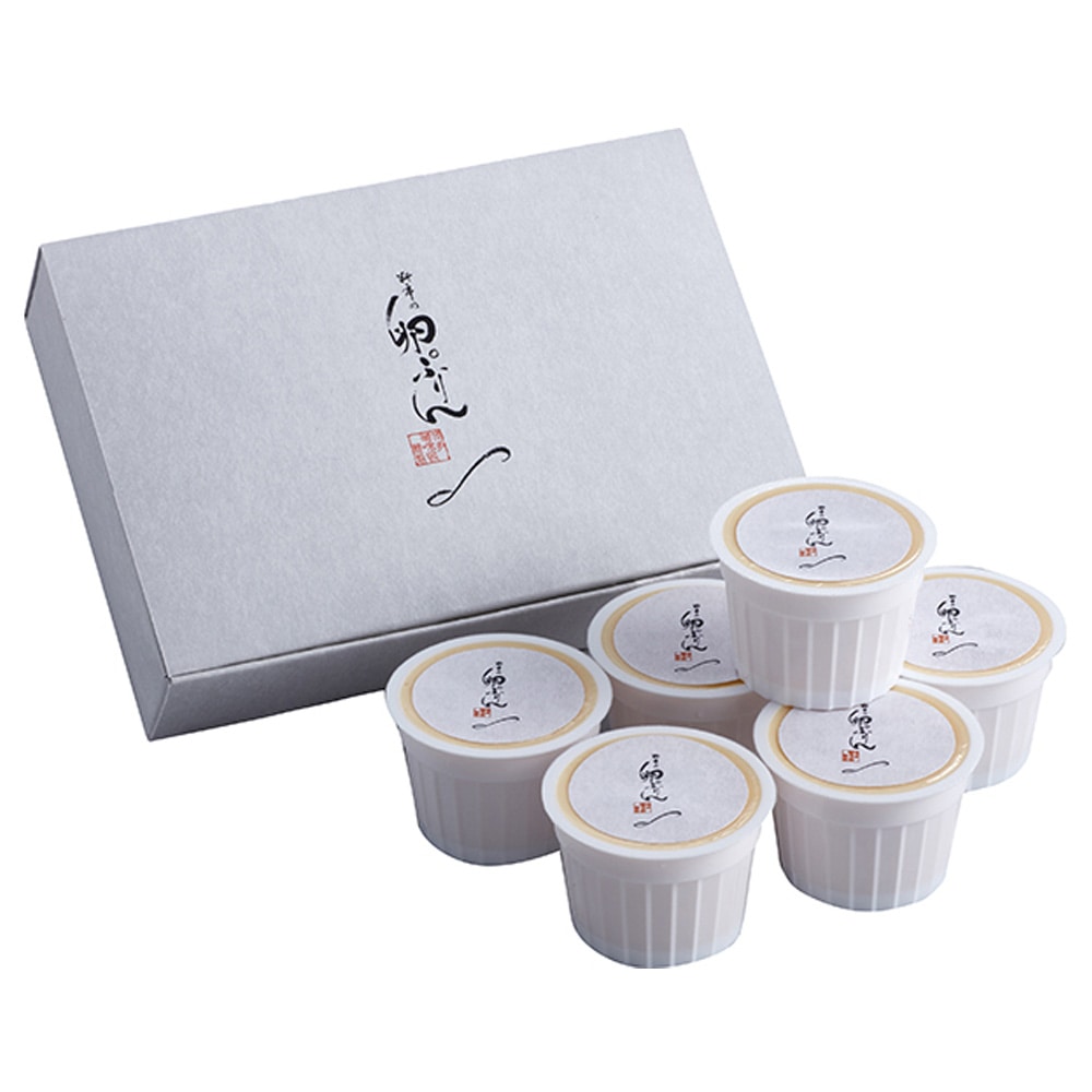 ［5倍マイル！本日2/27迄］【冷凍】トリゼンフーズ 博多華味鳥 料亭の卵ぷりん 6個×1 【時間指定不可】【代引不可】【同梱不可】【プラザセレクト】