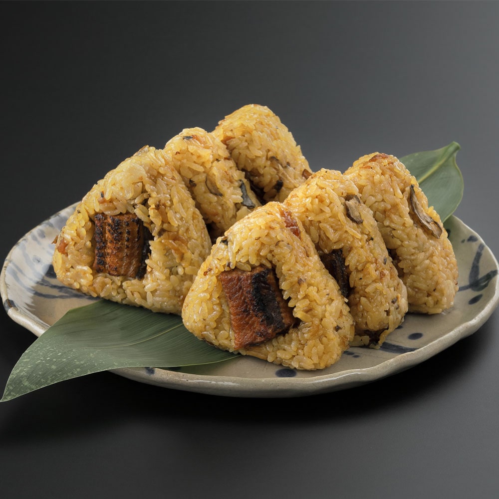 【冷凍】魚魚一 浜名湖産うなむすび 6個 【時間指定不可】【代引不可】【同梱不可】【プラザセレクト】