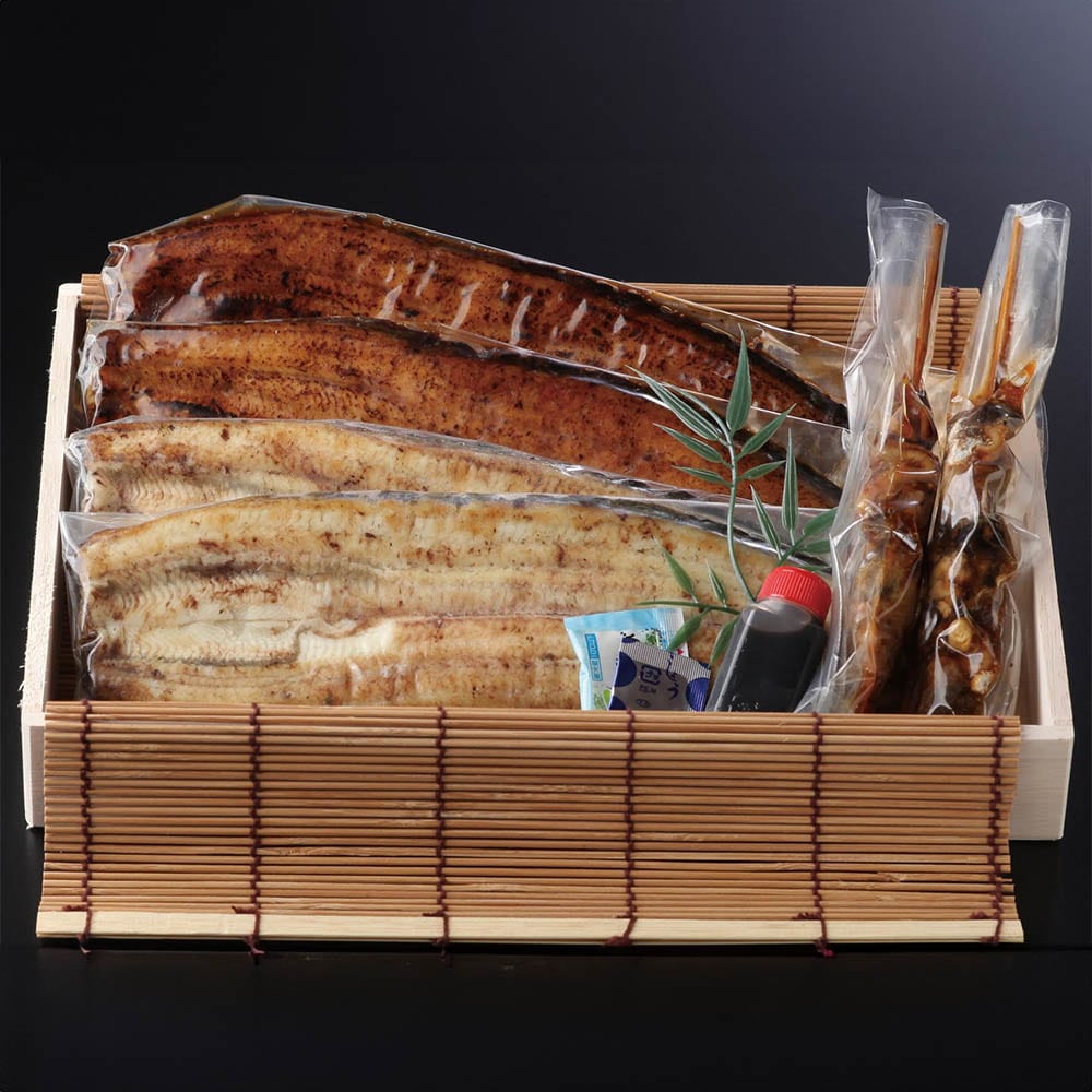 ［5倍マイル！本日2/27迄］【冷凍】魚魚一 浜名湖産うなぎの詰め合わせ（竹） 【時間指定不可】【代引不可】【同梱不可】【プラザセレクト】