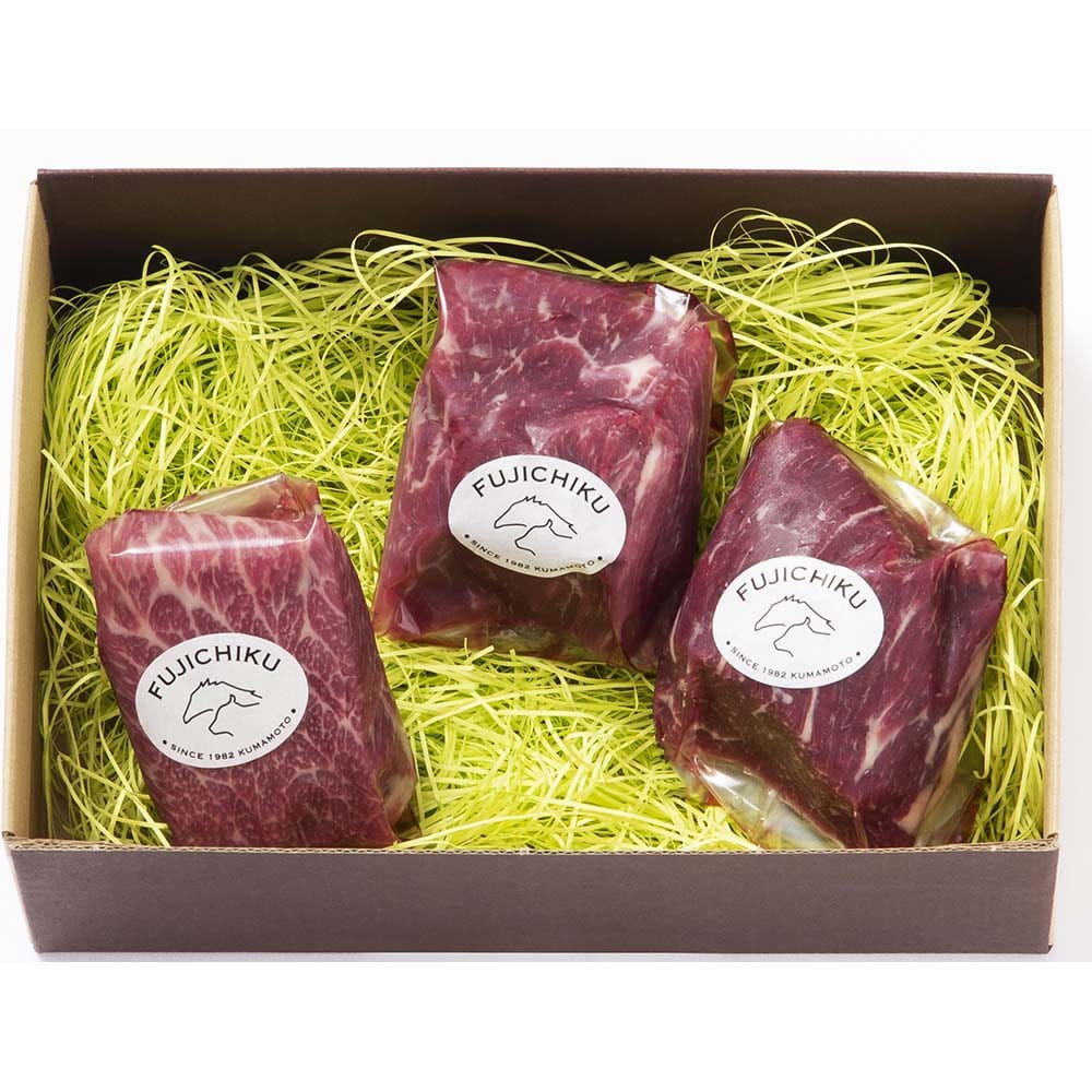 フジチク ふじ馬刺し詰合せ【彩】 2556 【時間指定不可】【代引不可】【同梱不可】【プラザセレクト】