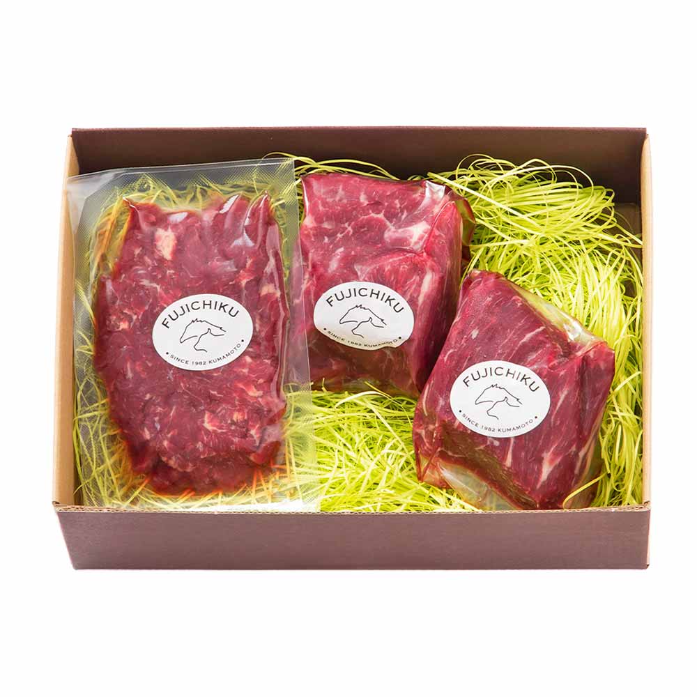 フジチク ふじ馬刺し詰合せ【華】 2557 【時間指定不可】【代引不可】【同梱不可】【プラザセレクト】