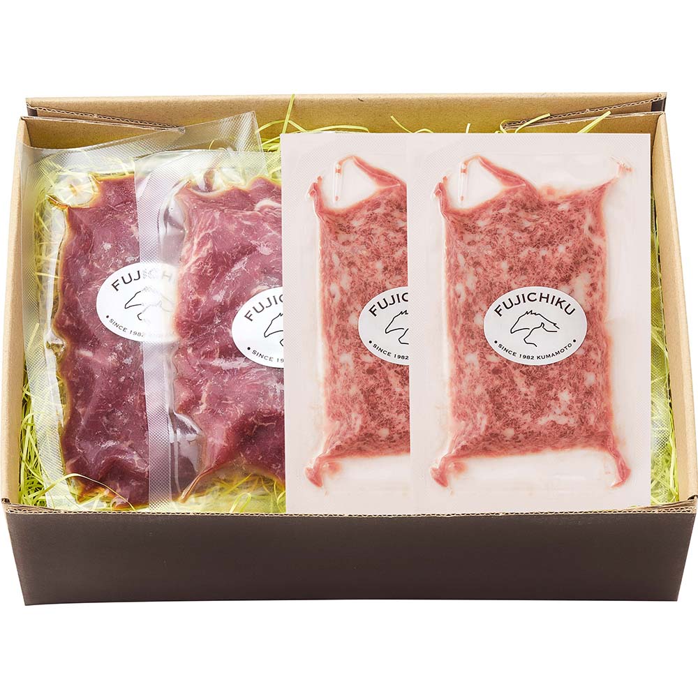 フジチク ふじ馬刺し 手巻きセット 2521 【時間指定不可】【代引不可】【同梱不可】【プラザセレクト】