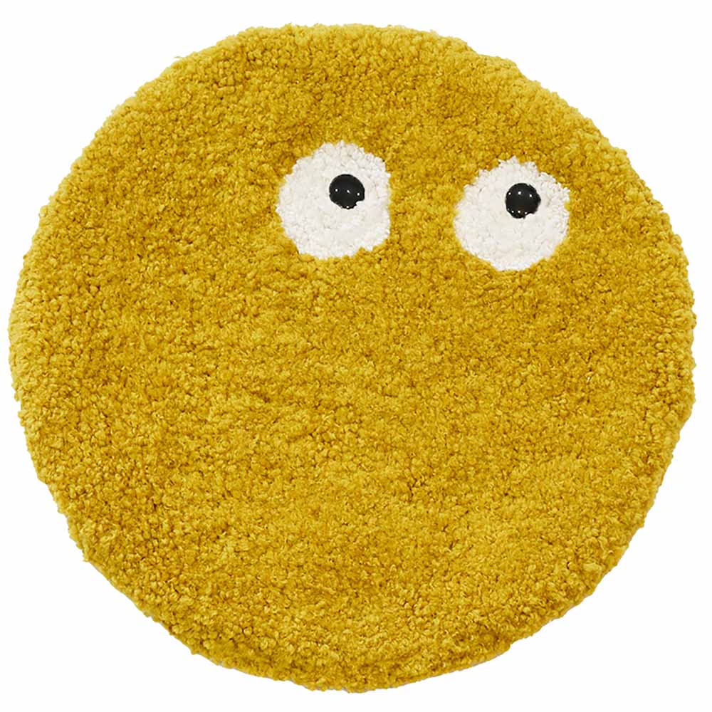 株式会社テクノプライム チェアパッド フライングモンスター 76684 イエロー【プラザセレクト】