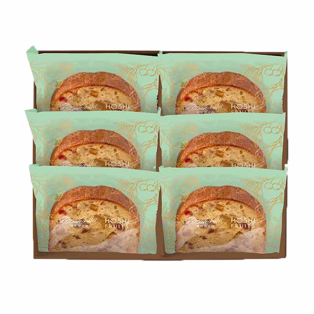 ［マイル5倍！12/7迄］7種のフルーツが詰まった｢デザートパウンドケーキ｣6個 MOA-02A 【時間指定不可】【代引不可】【同梱不可】