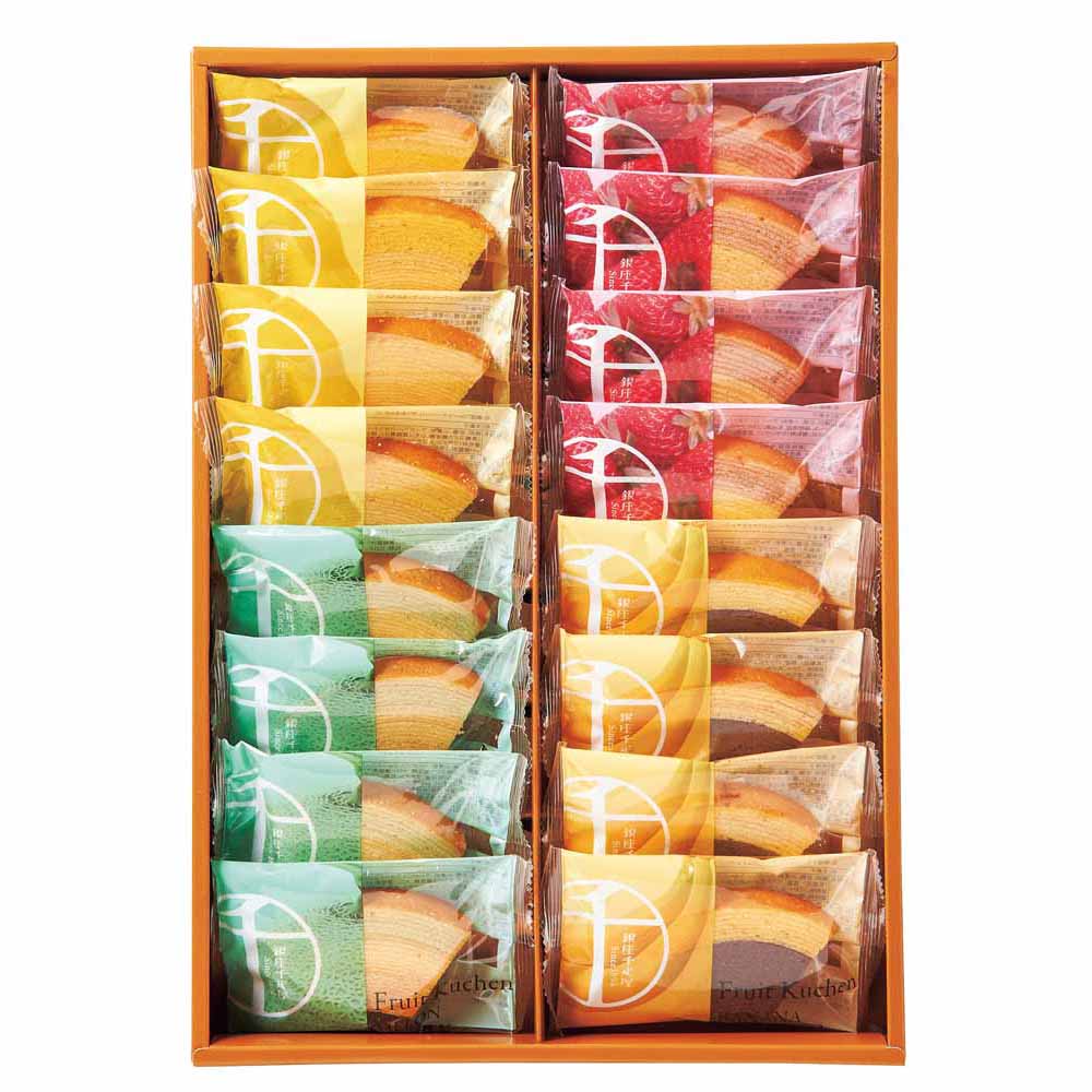 ［マイル5倍！12/7迄］銀座フルーツクーヘン 16個 PGS-164 【時間指定不可】【代引不可】【同梱不可】